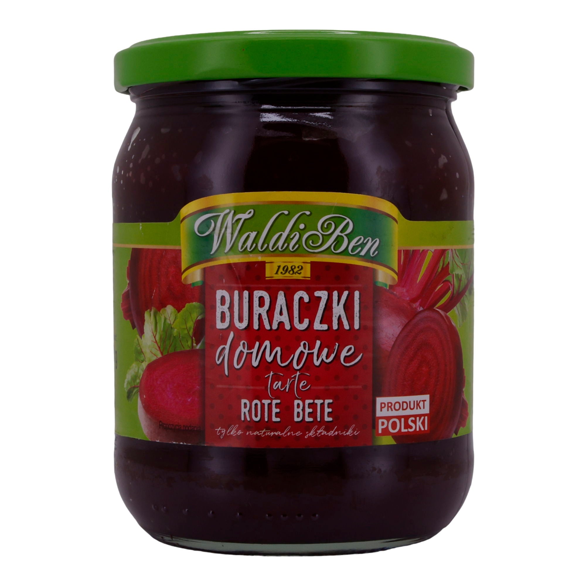 Buraczki Domowe WaldiBen | Gemüse | Rote Bete | 450 g WALDIBEN